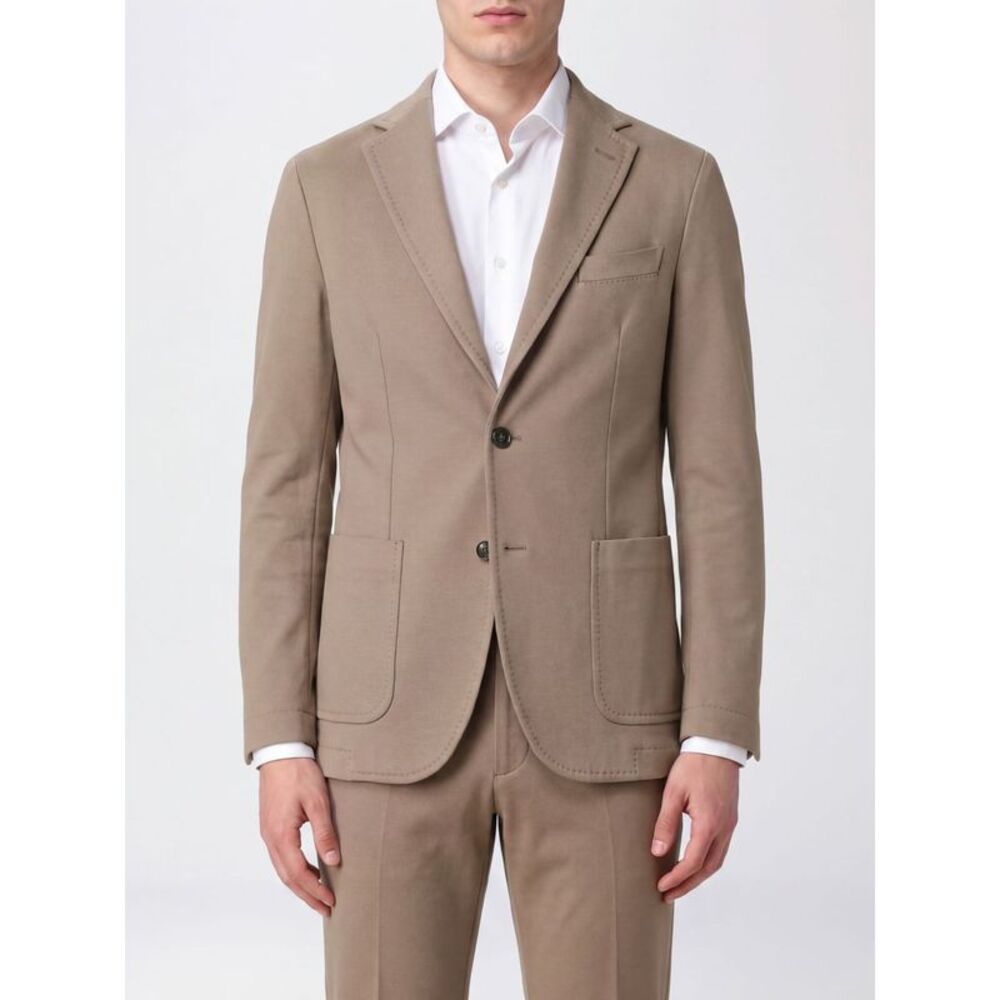 Circolo 1901 Men Circolo 1901 Slim Fit Single-Breasted Fine Cashmere Blazer